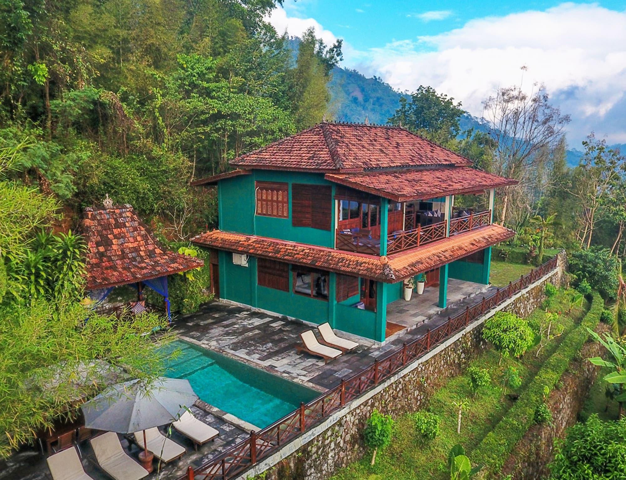 Villa Borobudur Resort Магеланг Екстериор снимка